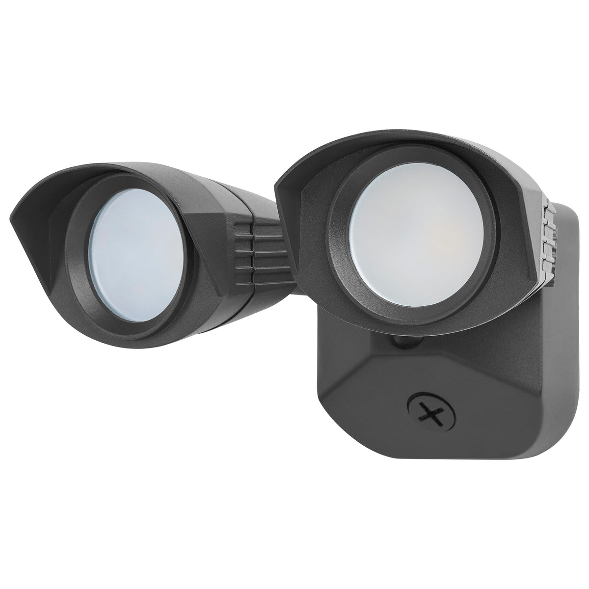 Nuvo 65-1404 20 Watt LED Dual Head Security Flood Light, 7.64 x 7.05 x 4.65, 80 CRI