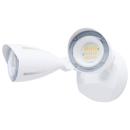 Nuvo 65-1410 20 Watt LED Dual Head Security Flood Light, 9.61 x 7.32 x 4.29, 80 CRI