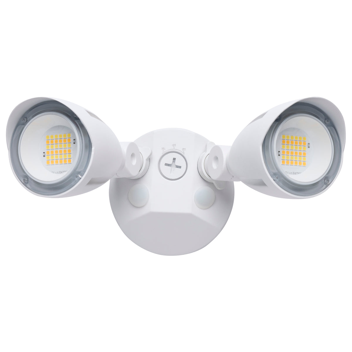 Nuvo 65-1410 20 Watt LED Dual Head Security Flood Light, 9.61 x 7.32 x 4.29, 80 CRI