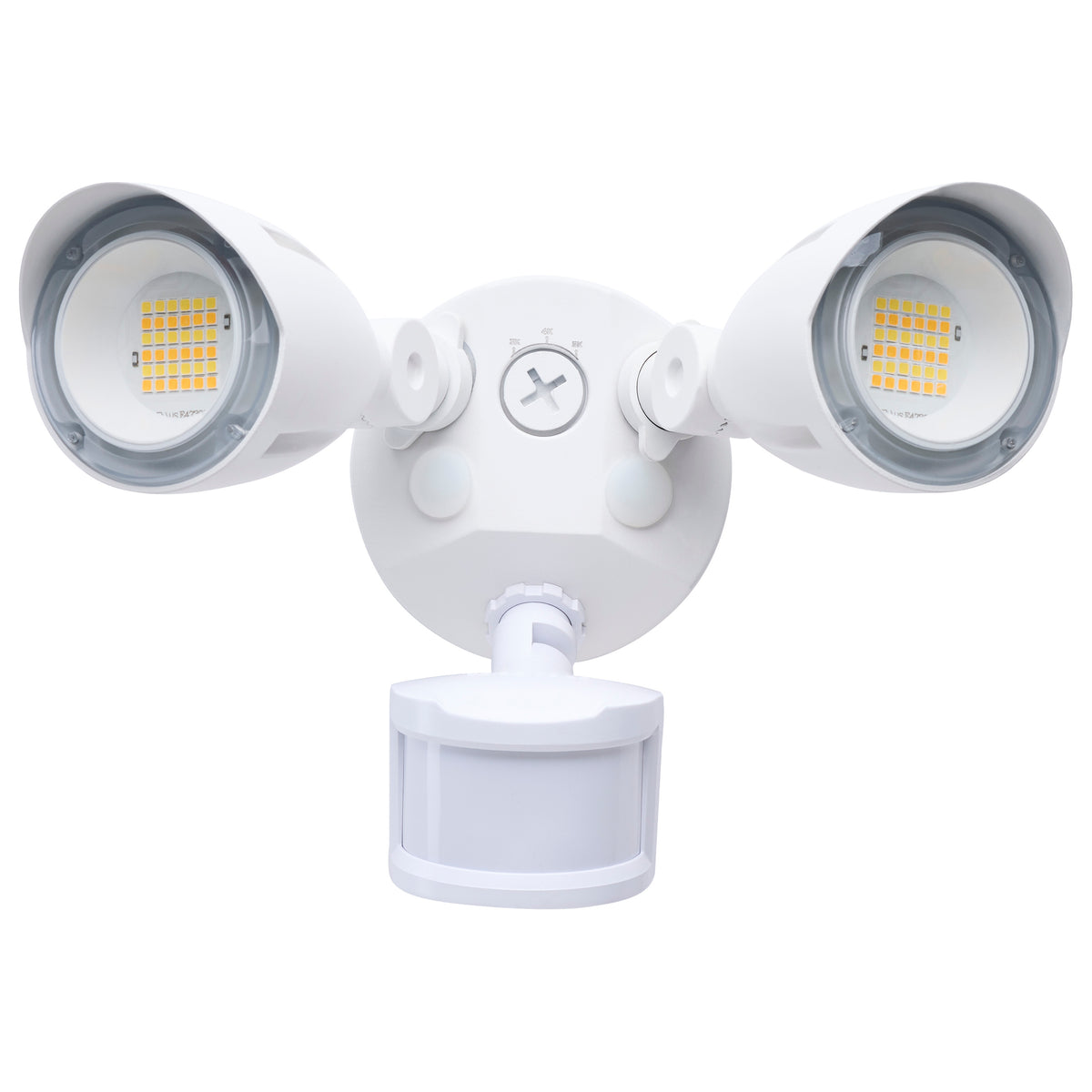 Nuvo 65-1411 20 Watt LED Dual Head Security Flood Light, 9.61 x 7.32 x 7.17, 80 CRI