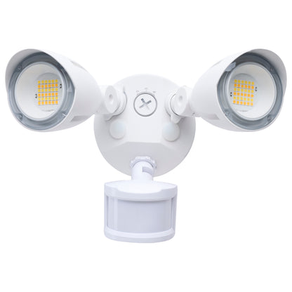 Nuvo 65-1411 20 Watt LED Dual Head Security Flood Light, 9.61 x 7.32 x 7.17, 80 CRI