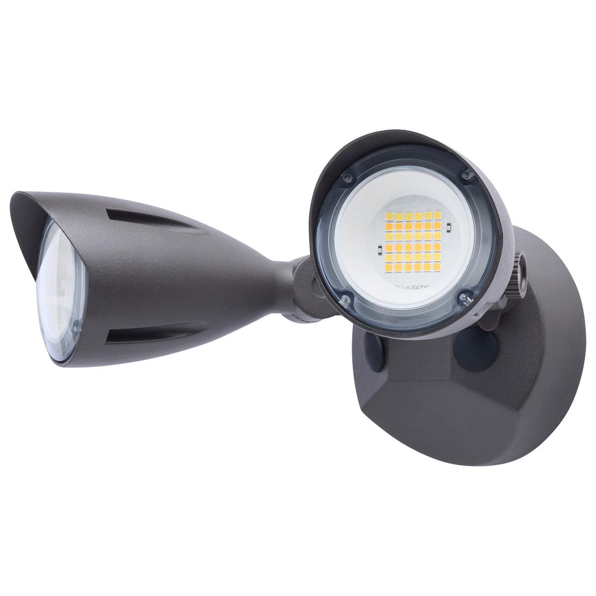 Nuvo 65-1412 20 Watt LED Dual Head Security Flood Light, 9.61 x 7.32 x 4.29, 80 CRI