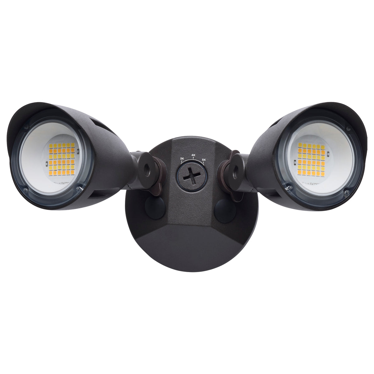 Nuvo 65-1412 20 Watt LED Dual Head Security Flood Light, 9.61 x 7.32 x 4.29, 80 CRI