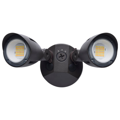 Nuvo 65-1412 20 Watt LED Dual Head Security Flood Light, 9.61 x 7.32 x 4.29, 80 CRI