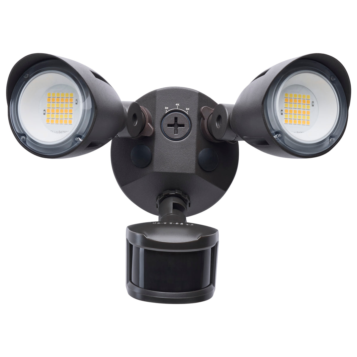 Nuvo 65-1413 20 Watt LED Dual Head Security Flood Light, 9.61 x 7.32 x 7.17, 80 CRI