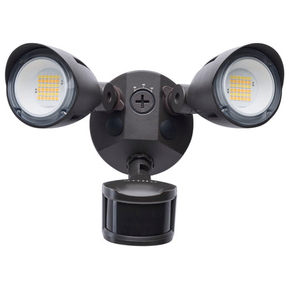 Nuvo 65-1413 20 Watt LED Dual Head Security Flood Light, 9.61 x 7.32 x 7.17, 80 CRI