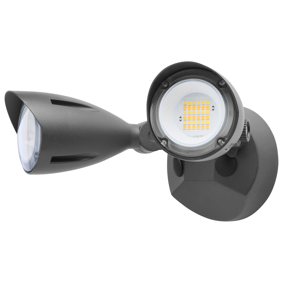 Nuvo 65-1414 20 Watt LED Dual Head Security Flood Light, 9.61 x 7.32 x 4.29, 80 CRI