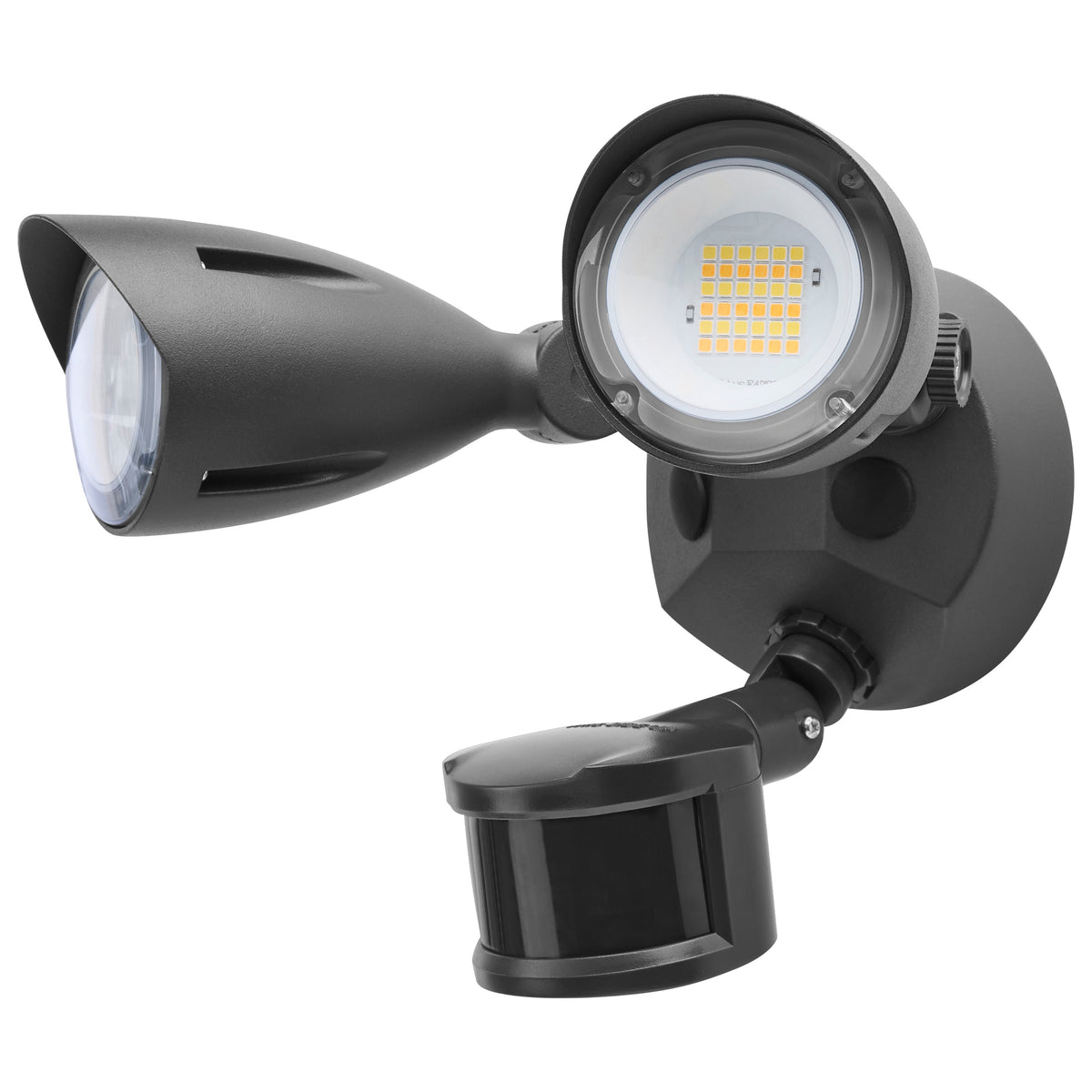 Nuvo 65-1415 20 Watt LED Dual Head Security Flood Light, 9.61 x 7.32 x 7.17, 80 CRI