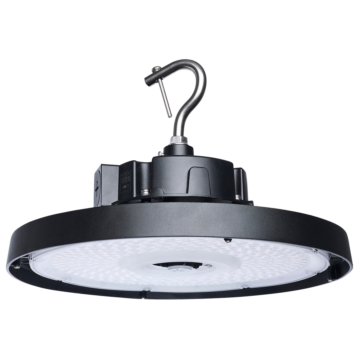 Nuvo 65-1520 120/100/80 Wattage Selectable LED UFO High Bay, 3K/4K/5K CCT Selectable, 60/80/100 Beam Angle Selectable