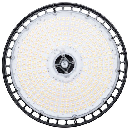 Nuvo 65-1521 240/200/150 Wattage Selectable LED UFO High Bay, 3K/4K/5K CCT Selectable, 60/80/100 Beam Angle Selectable