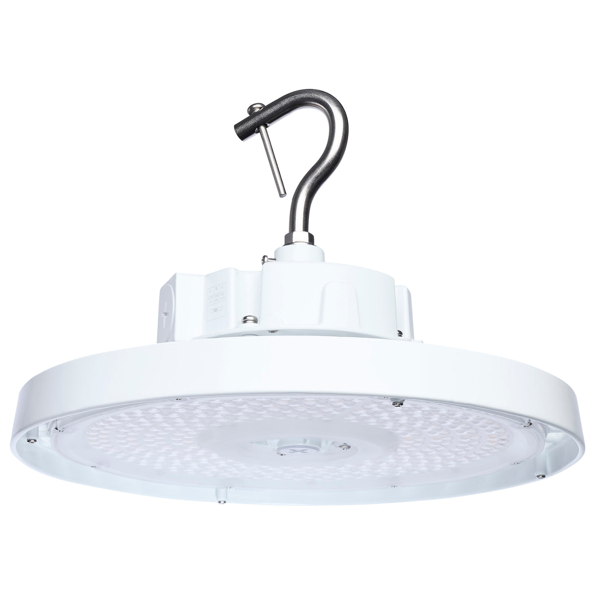 Nuvo 65-1522 120/100/80 Wattage Selectable LED UFO High Bay, 3K/4K/5K CCT Selectable, 60/80/100 Beam Angle Selectable
