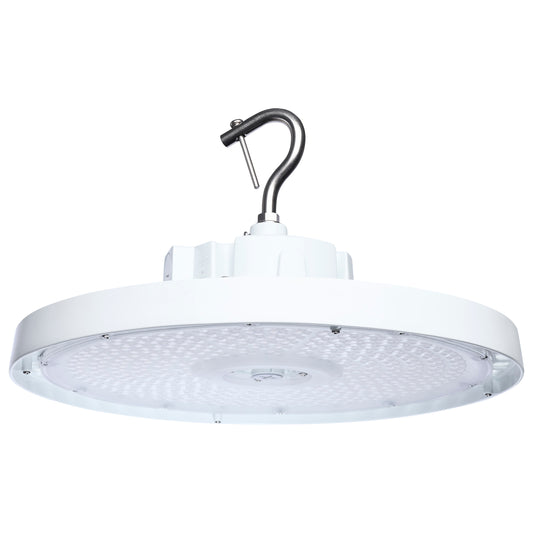 Nuvo 65-1523 240/200/150 Wattage Selectable LED UFO High Bay, 3K/4K/5K CCT Selectable, 60/80/100 Beam Angle Selectable