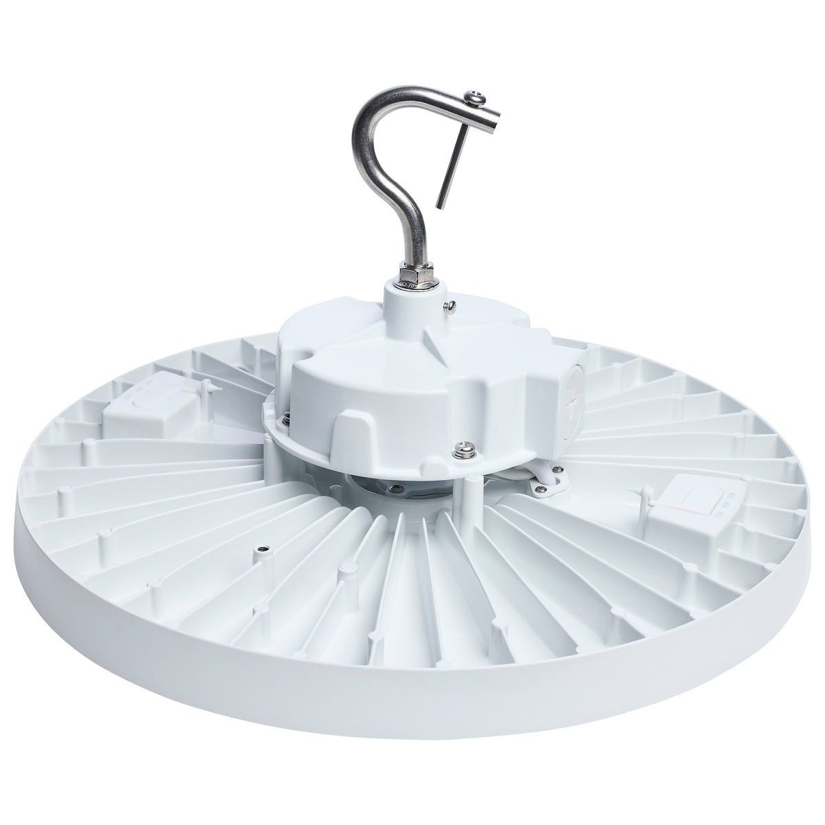 Nuvo 65-1523 240/200/150 Wattage Selectable LED UFO High Bay, 3K/4K/5K CCT Selectable, 60/80/100 Beam Angle Selectable