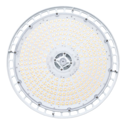 Nuvo 65-1523 240/200/150 Wattage Selectable LED UFO High Bay, 3K/4K/5K CCT Selectable, 60/80/100 Beam Angle Selectable