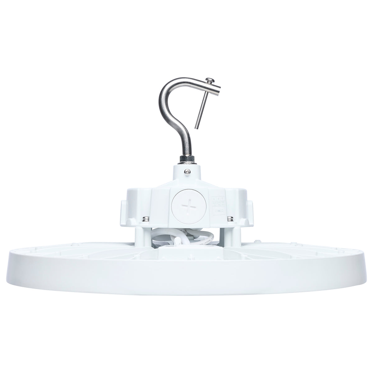 Nuvo 65-1523 240/200/150 Wattage Selectable LED UFO High Bay, 3K/4K/5K CCT Selectable, 60/80/100 Beam Angle Selectable