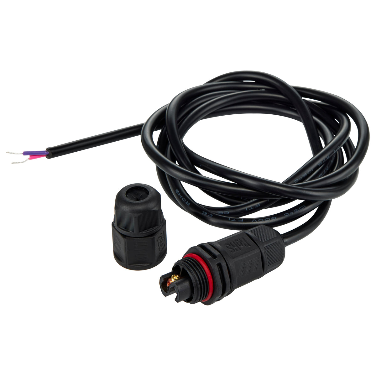 Nuvo 65-169 Whip Connector, 5.5 Foot, IP68 Rated