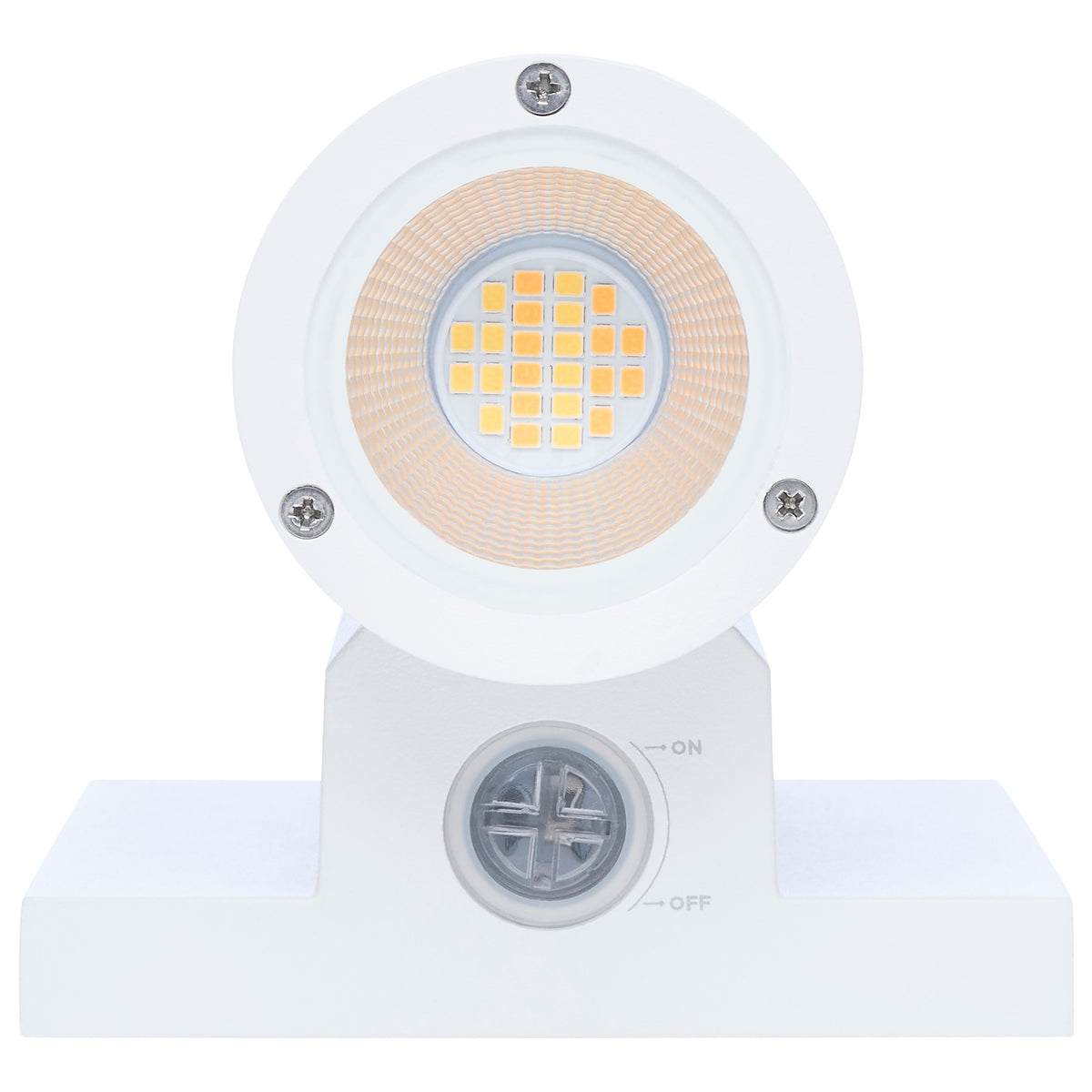Nuvo 65-1750 10 Watt, 3K/4K/5K CCT Selectable 1 Light Small Wall Sconce, Up or Down Installation
