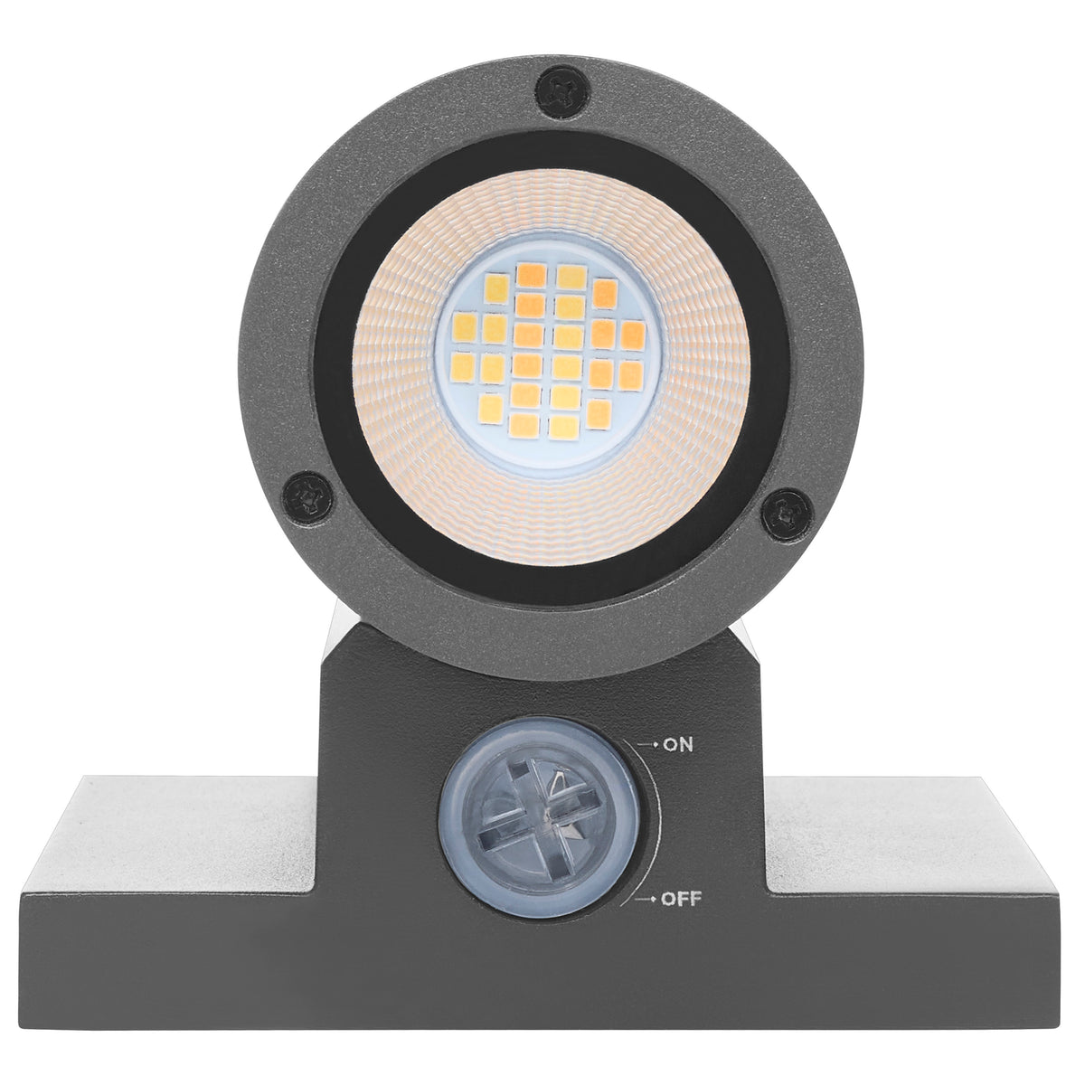 Nuvo 65-1751 10 Watt, 3K/4K/5K CCT Selectable 1 Light Small Wall Sconce, Up or Down Installation