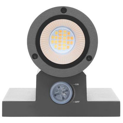 Nuvo 65-1751 10 Watt, 3K/4K/5K CCT Selectable 1 Light Small Wall Sconce, Up or Down Installation