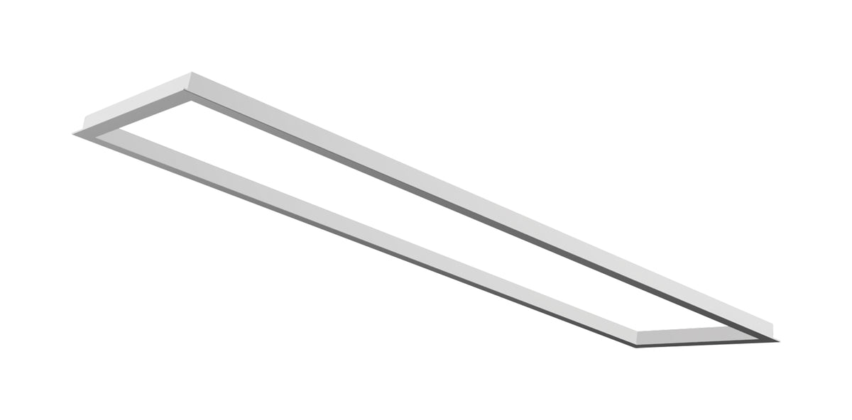 Nuvo 65-588 1X4 Backlit Panel Flange Kit, White Finish