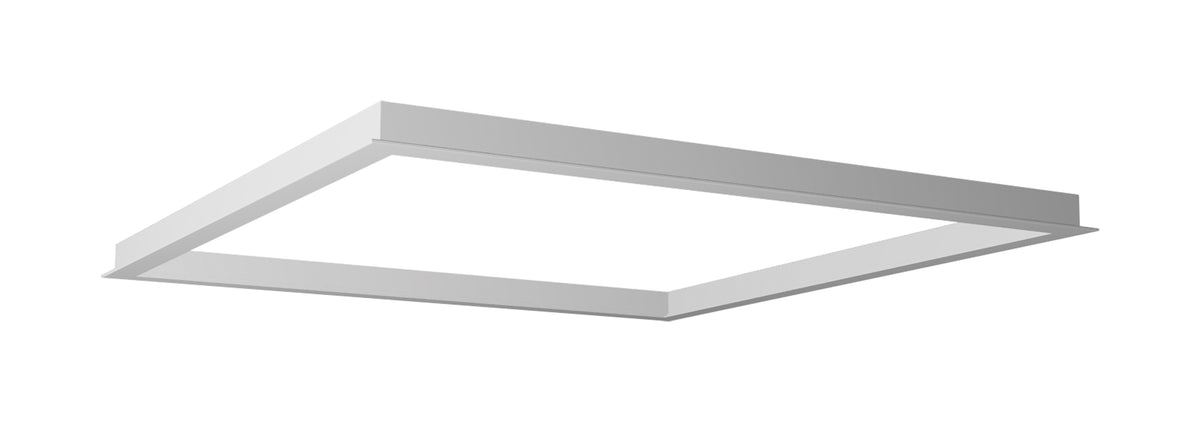Nuvo 65-589 2X2 Backlit Panel Flange Kit, White Finish