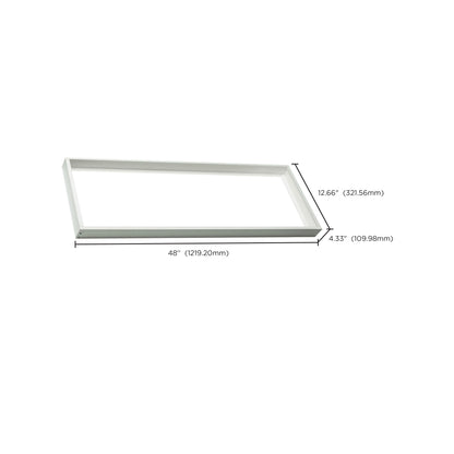 Nuvo 65-595R1 1X4 Backlit Panel Frame Kit, White Finish, For use with EM versions
