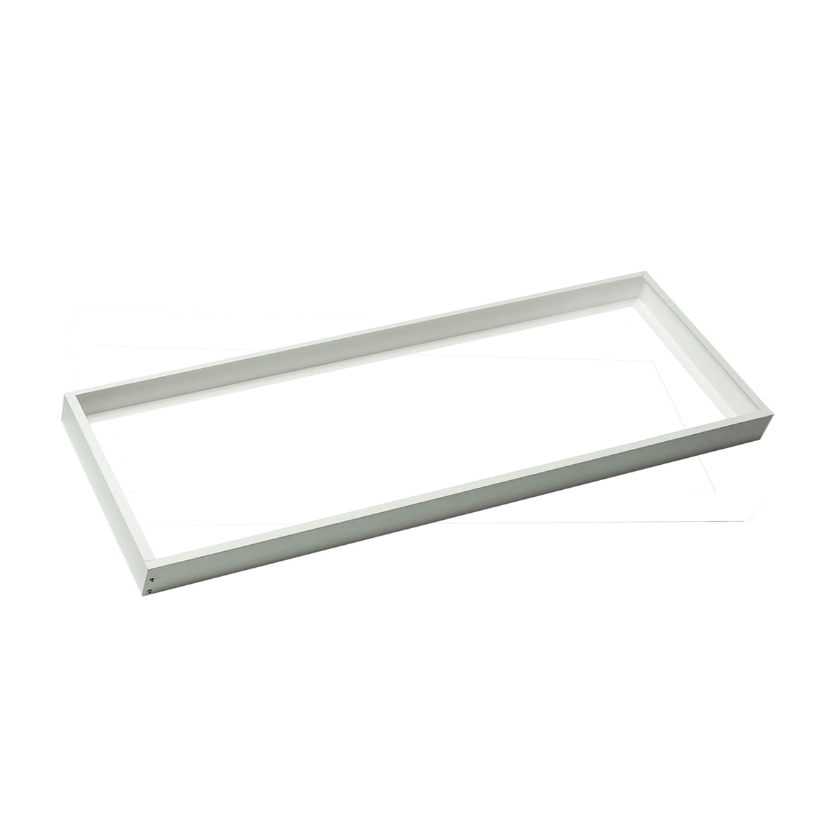 Nuvo 65-598 1X4 Backlit Panel Frame Kit, Slim Version, White Finish