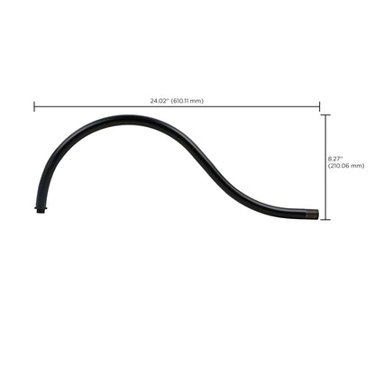 Nuvo 65-658 LED Gooseneck 24 in. Accessory Arm, Black Finish