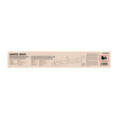 Nuvo 65-698R1 LED 2 ft., Linear Strip Light, 15/20/25 Watt