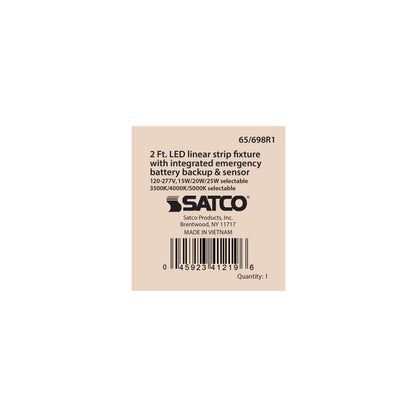 Nuvo 65-698R1 LED 2 ft., Linear Strip Light, 15/20/25 Watt