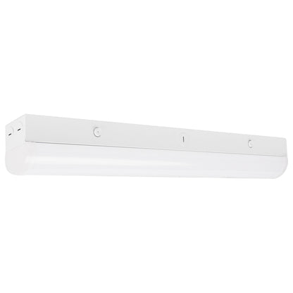 Nuvo 65-700R1 2 Foot LED Linear Strip Light, Field Selectable, White Finish