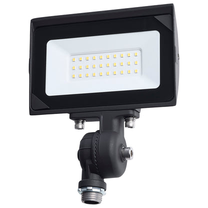 Nuvo 65-725 15 Watt LED DOB Tempered Glass Flood Light, 4000K CCT, Bronze Finish