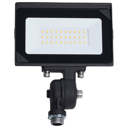 Nuvo 65-726 15 Watt LED DOB Tempered Glass Flood Light, 5000K CCT, Bronze Finish