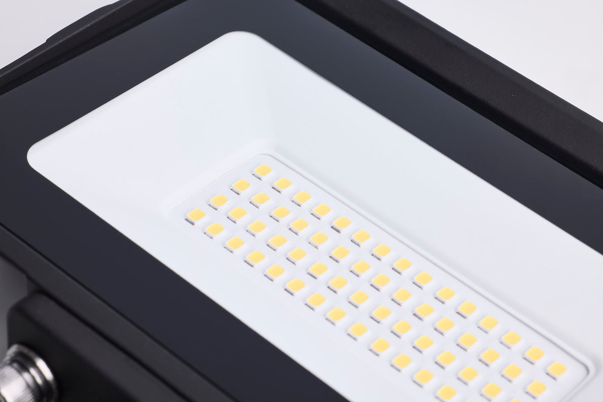 Nuvo 65-727 30 Watt LED DOB Tempered Glass Flood Light, 4000K CCT, Bronze Finish