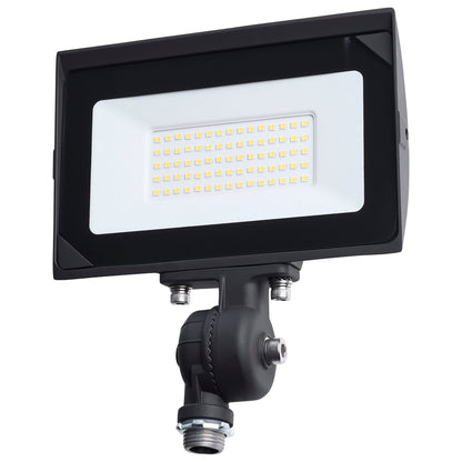 Nuvo 65-729 50 Watt LED DOB Tempered Glass Flood Light, 4000K CCT, Bronze Finish