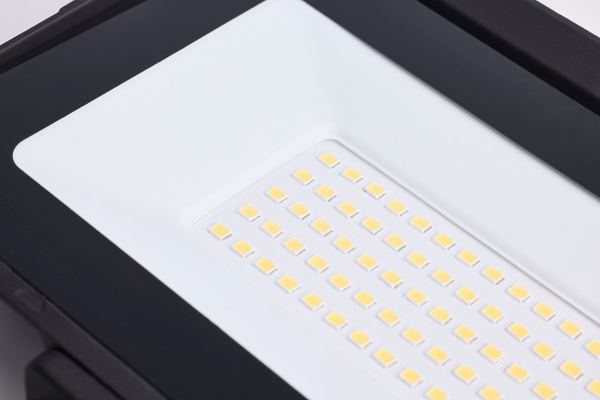 Nuvo 65-729 50 Watt LED DOB Tempered Glass Flood Light, 4000K CCT, Bronze Finish