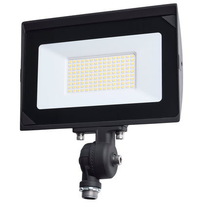 Nuvo 65-732 80 Watt LED DOB Tempered Glass Flood Light, 5000K CCT, Bronze Finish