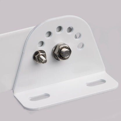 Nuvo 65-763 Yoke Mount Bracket, White Finish, For Use With Gen 2 100W/150W and CCT & Wattage Selectable UFO High Bay Fixtures