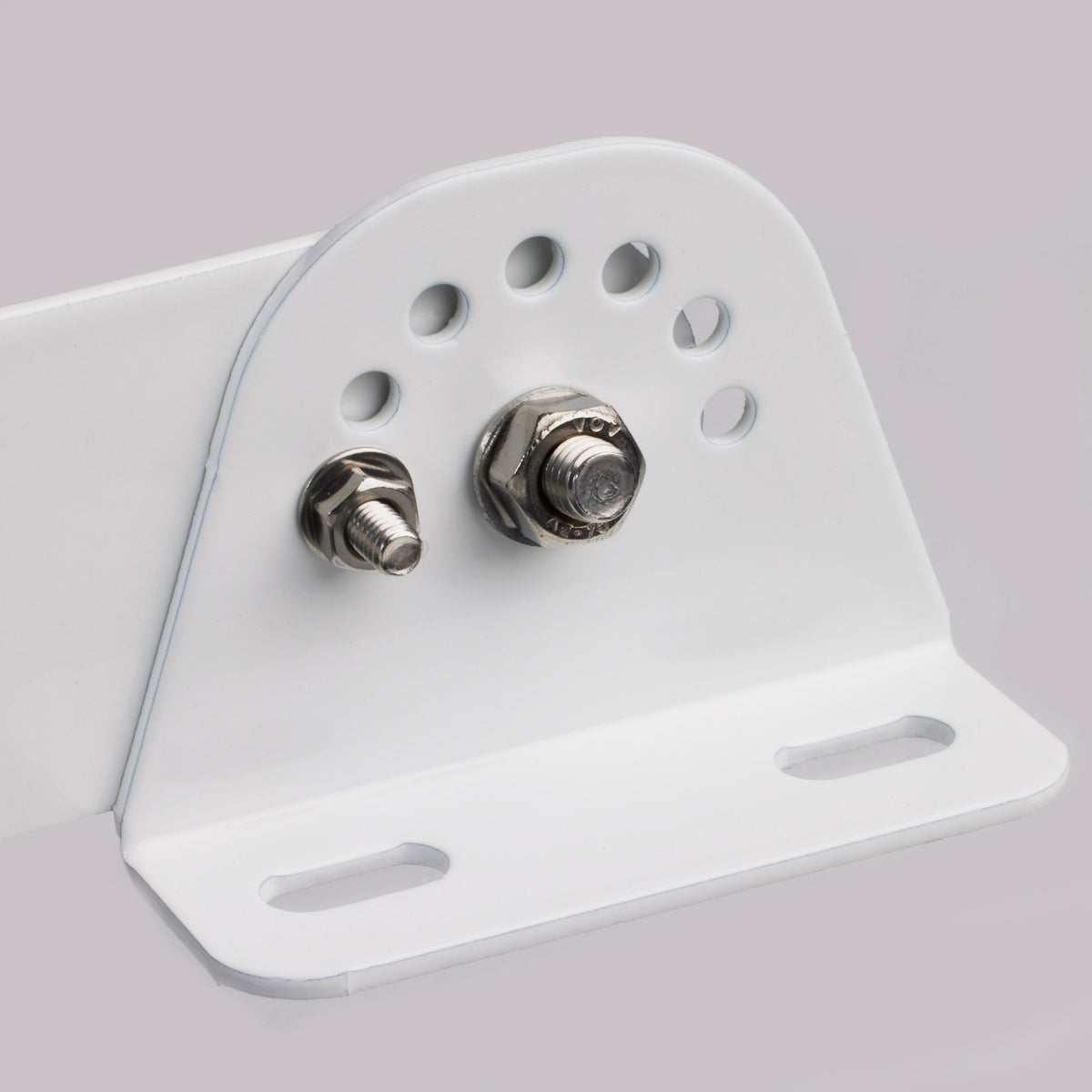 Nuvo 65-764 Yoke Mount Bracket, White Finish, For Use With Gen 2 200W/240W and CCT & Wattage Selectable UFO High Bay Fixtures