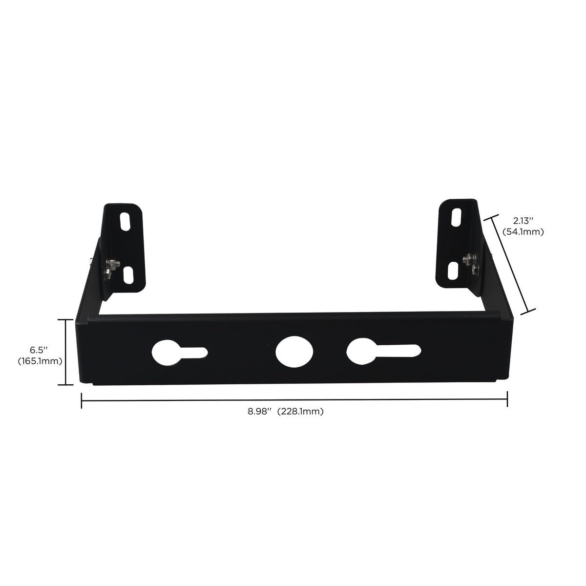 Nuvo 65-765 Yoke Mount Bracket, Black Finish, For Use With Gen 2 100W/150W & CCT & Wattage Selectable UFO High Bay Fixtures