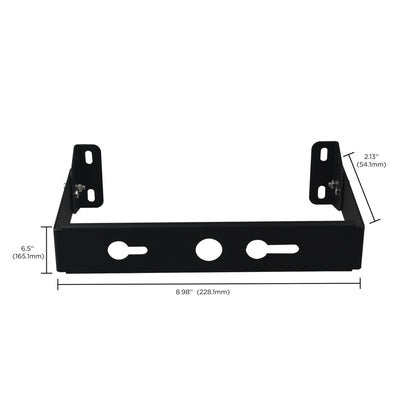 Nuvo 65-765 Yoke Mount Bracket, Black Finish, For Use With Gen 2 100W/150W & CCT & Wattage Selectable UFO High Bay Fixtures