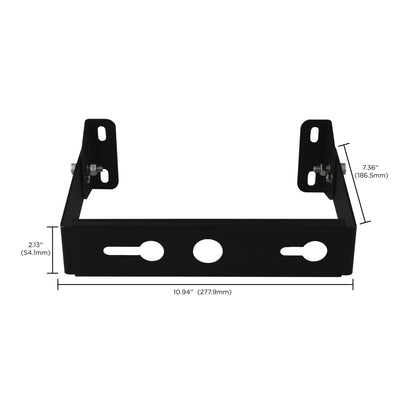 Nuvo 65-766 Yoke Mount Bracket, Black Finish, For Use With Gen 2 200W/240W & CCT & Wattage Selectable UFO High Bay Fixtures