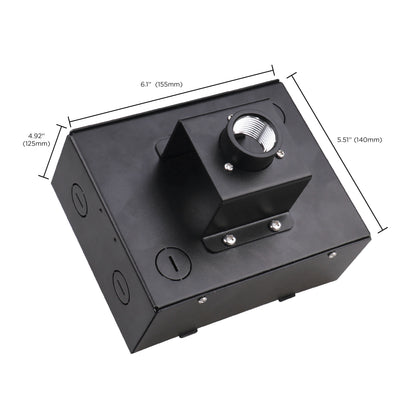 Nuvo 65-769 3/8" to 3/4" Pendant Adapter, Black Finish, For use with Gen 2 and CCT & Wattage Selectable UFO LED High Bay Fixtures