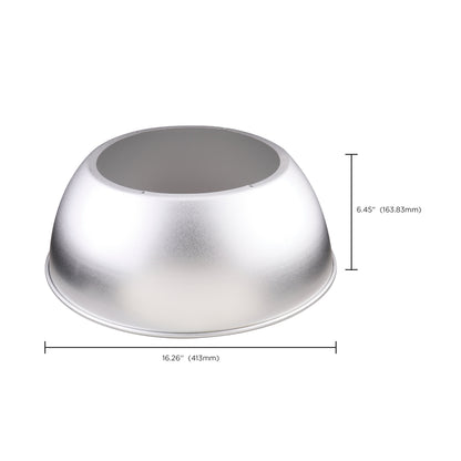 Nuvo 65-778 Add-On Aluminum Reflector, Use with 100W & 150W Gen 2 UFO LED High Bay Fixtures
