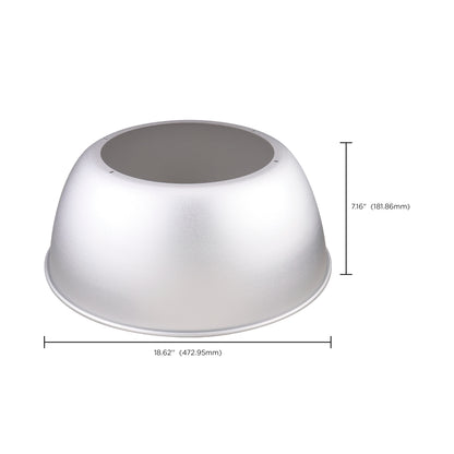 Nuvo 65-779 Add-On Aluminum Reflector, Use with 200W & 240W Gen 2 UFO LED High Bay Fixtures