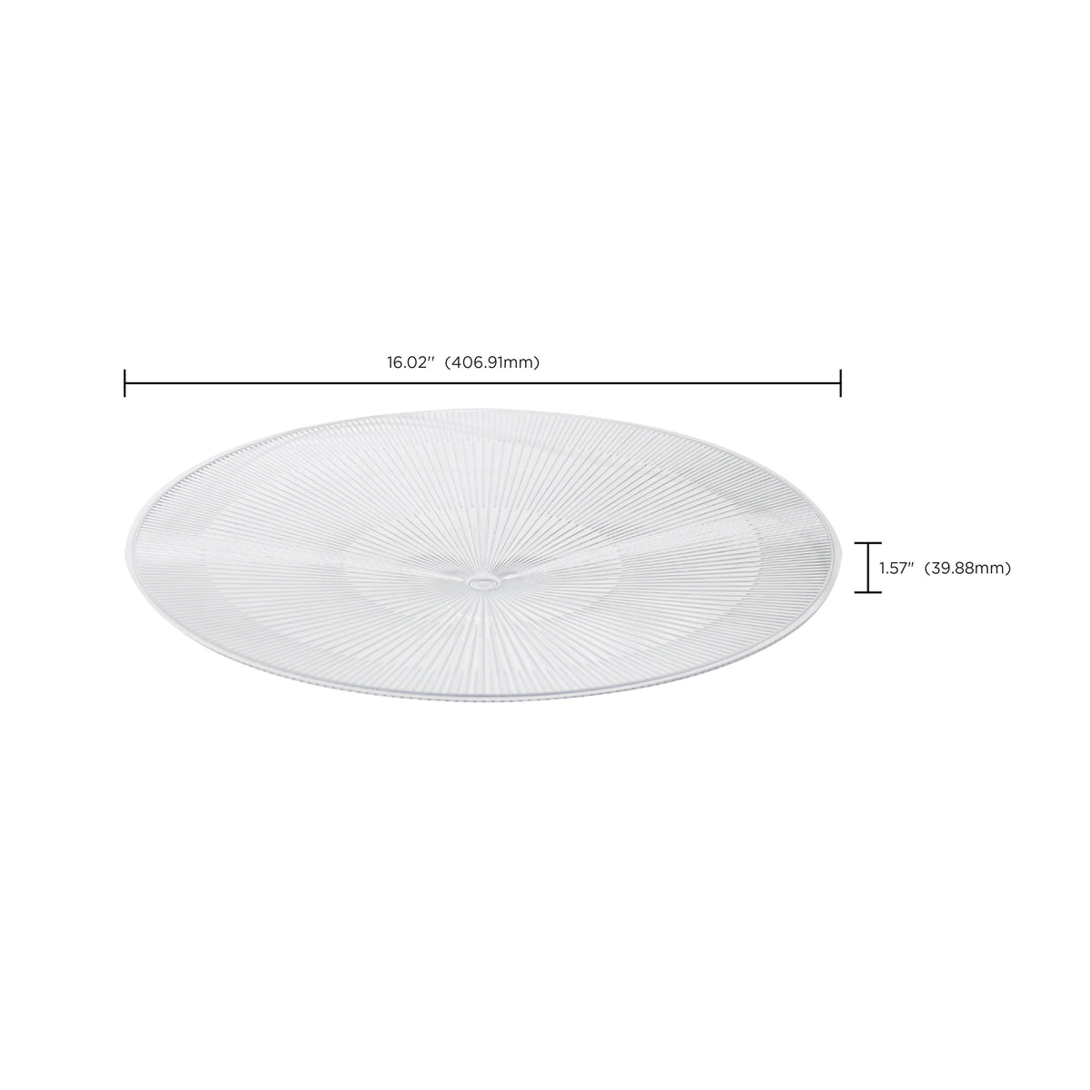 Nuvo 65-790 Add-On Bottom Diffuser for 100W & 150W Gen 2 UFO LED High Bay Fixtures. Note, must be used in conjunction with 65-789 (PC Shade) and 65-811
