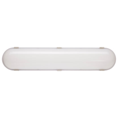 Nuvo 65-836 20 Watt LED 2 Foot Linear Vapor Proof Fixture, 3K/4K/5K CCT Selectable, 120-347 Volt