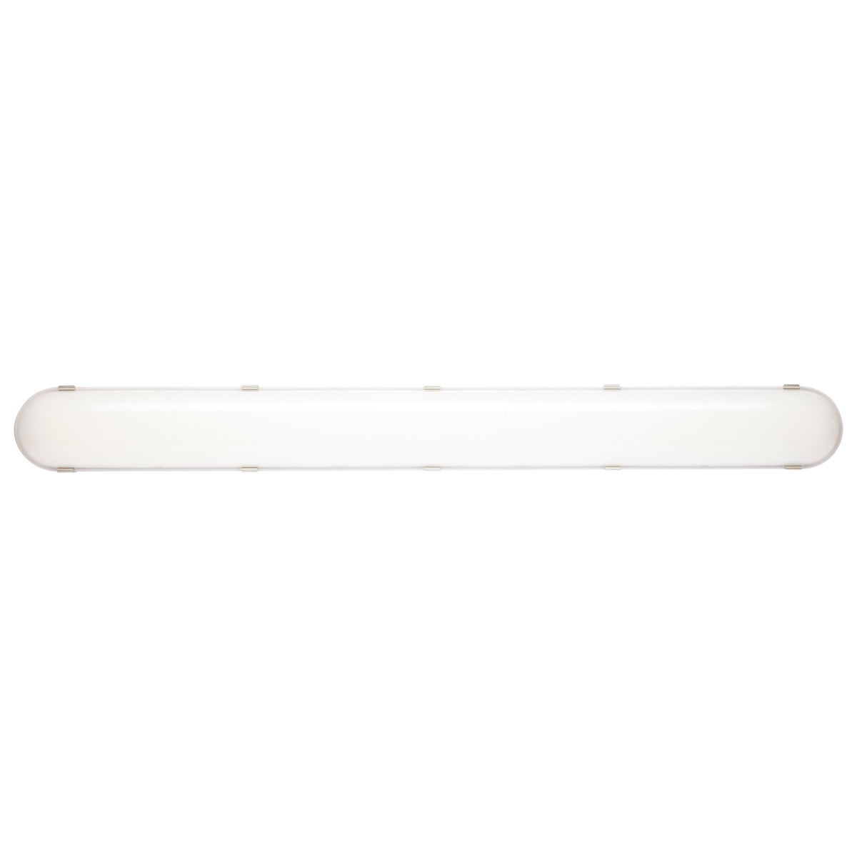 Nuvo 65-839 40/50/60 Watt LED 4 Foot Linear Vapor Proof Fixture, Emergency Battery, Integrated Microwave Sensor