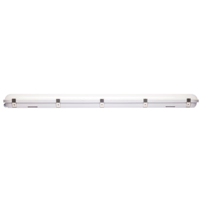 Nuvo 65-839 40/50/60 Watt LED 4 Foot Linear Vapor Proof Fixture, Emergency Battery, Integrated Microwave Sensor