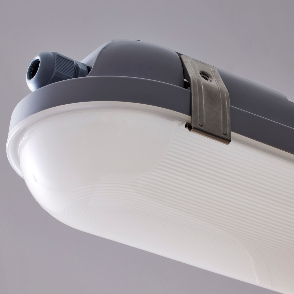 Nuvo 65-839 40/50/60 Watt LED 4 Foot Linear Vapor Proof Fixture, Emergency Battery, Integrated Microwave Sensor